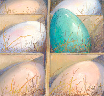 One Blue Egg