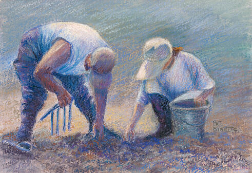 Clamming
